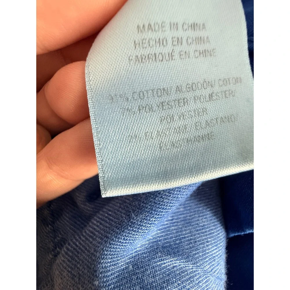 Favorite Daughter The Mischa Wide Leg Jeans Electric Blue Raw Hem 24